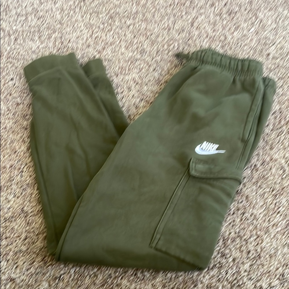 Nike Kids Olive Green Joggers